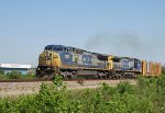 CSX 7650 & 7917 lead train Q491 southbound